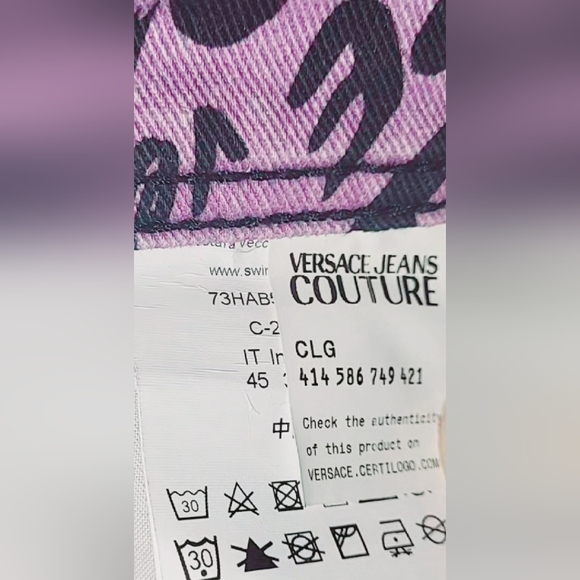 Versace Jeans Couture Baroque Monogram Pants - Picture 7 of 7